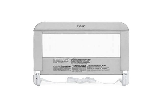 Evolur Snooze Shield Swing-Down Guardrail – Grey lifestyle
