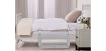 Evolur Snooze Shield Swing-Down Guardrail – Grey lifestyle