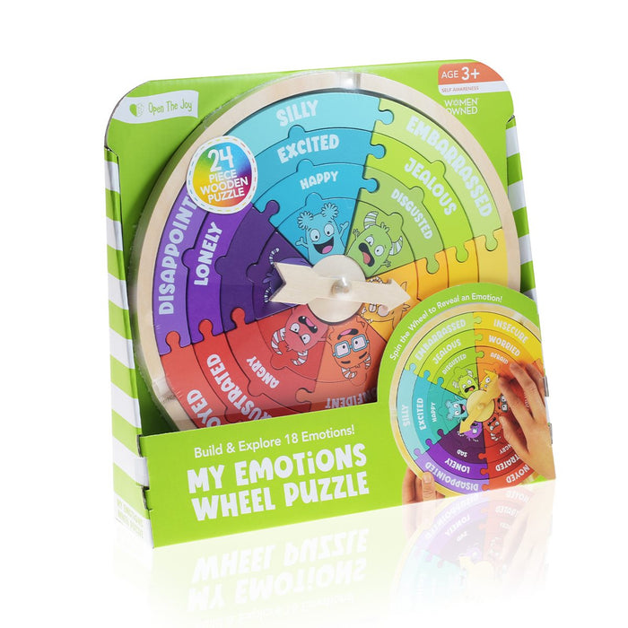 FDMT My Emotions Wheel Puzzle - FRENCH Version