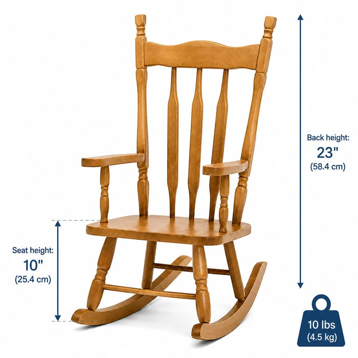 Dimensions - Seat Height: 10 in. 25.4cm - Back height: 23 in. 58.4cm - weight 10 lbs - 4.5 kg - Goldtex