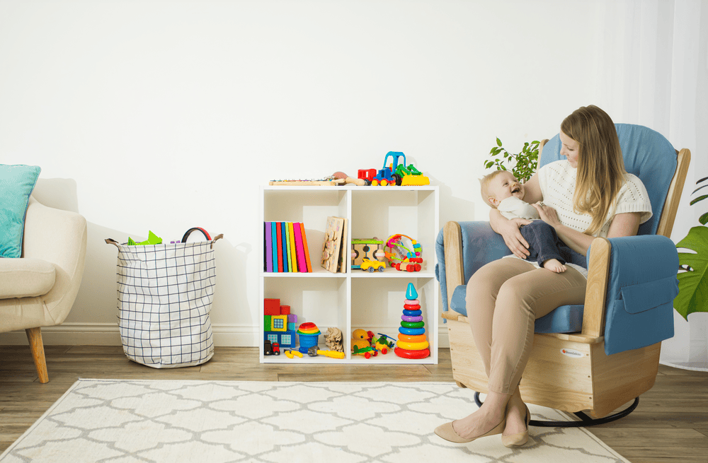 Fauteuil berçant pivotant pour adultes Foundations® SafeRocker™ – Fauteuil berçant de qualité commerciale avec rotation à 360°