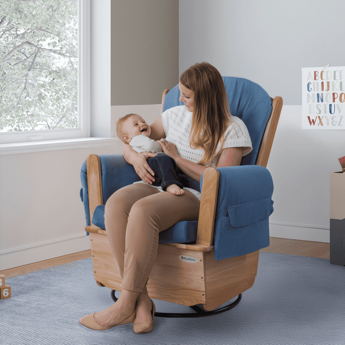 Fauteuil berçant pivotant pour adultes Foundations® SafeRocker™ – Fauteuil berçant de qualité commerciale avec rotation à 360°