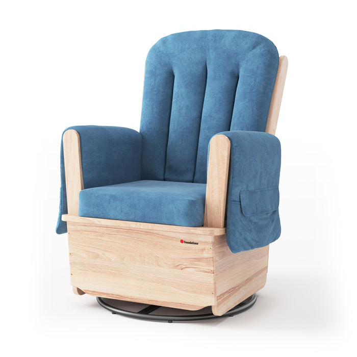Fauteuil berçant pivotant pour adultes Foundations® SafeRocker™ – Fauteuil berçant de qualité commerciale avec rotation à 360°