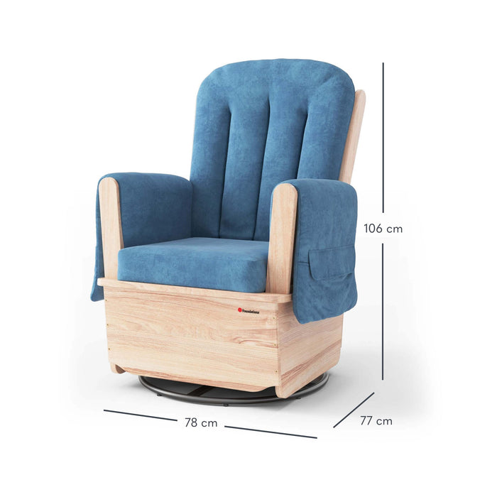 Fauteuil berçant pivotant pour adultes Foundations® SafeRocker™ – Fauteuil berçant de qualité commerciale avec rotation à 360°