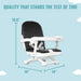Dream On Me Munch N’ Go Booster Seat – Black lifestyle