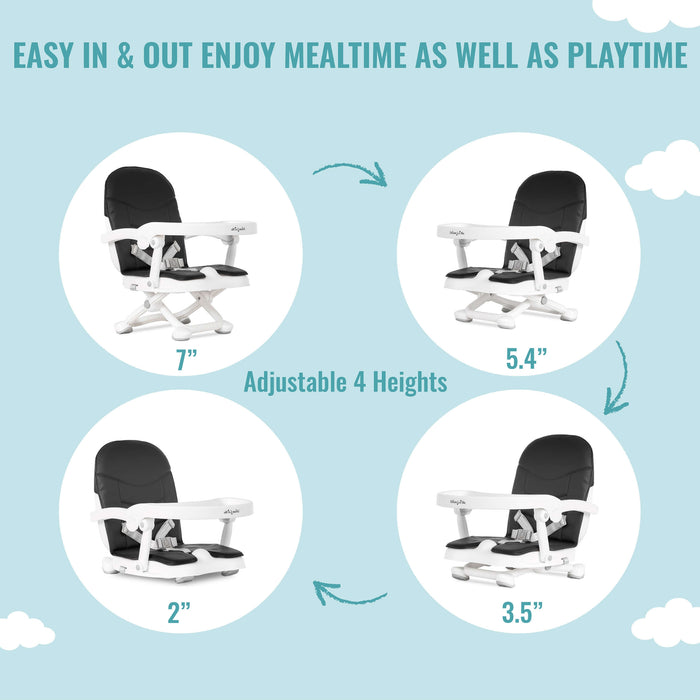 Dream On Me Munch N’ Go Booster Seat – Black lifestyle