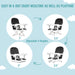 Dream On Me Munch N’ Go Booster Seat – Black lifestyle