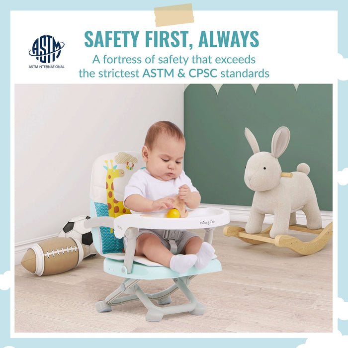 Dream On Me Munch N’ Go Booster Seat – Mint lifestyle