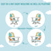 Dream On Me Munch N’ Go Booster Seat – Mint lifestyle