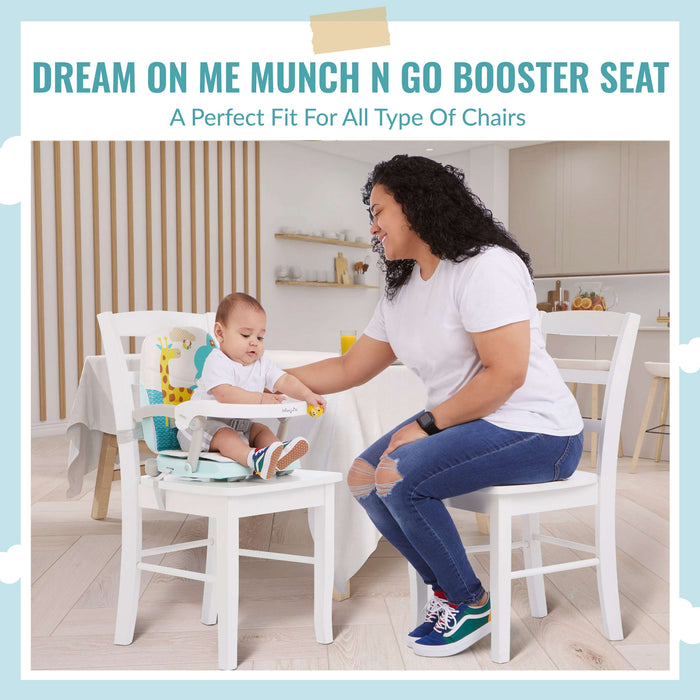 Dream On Me Munch N’ Go Booster Seat – Mint lifestyle