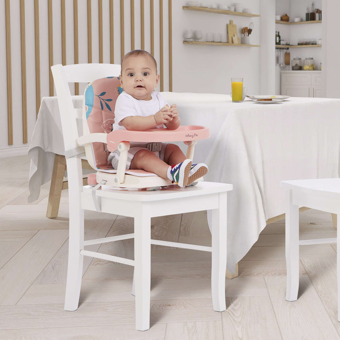 Dream On Me Munch N’ Go Booster Seat – Pink lifestyle