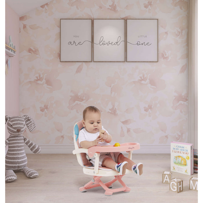 Dream On Me Munch N’ Go Booster Seat – Pink lifestyle