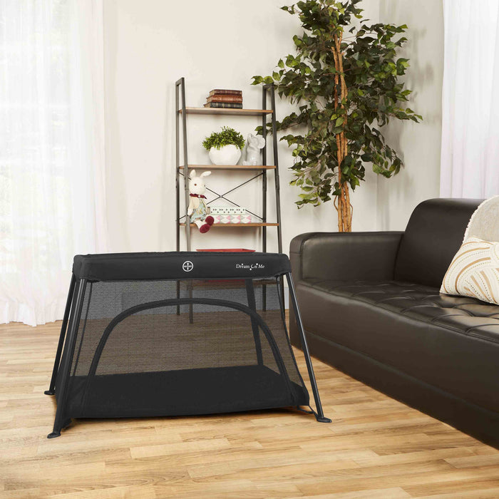 Parc Travel Light Dream On Me avec porte en maille – Noir