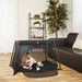 Dream On Me Travel Light Playard Mesh Zipper Door – Black lifestyle
