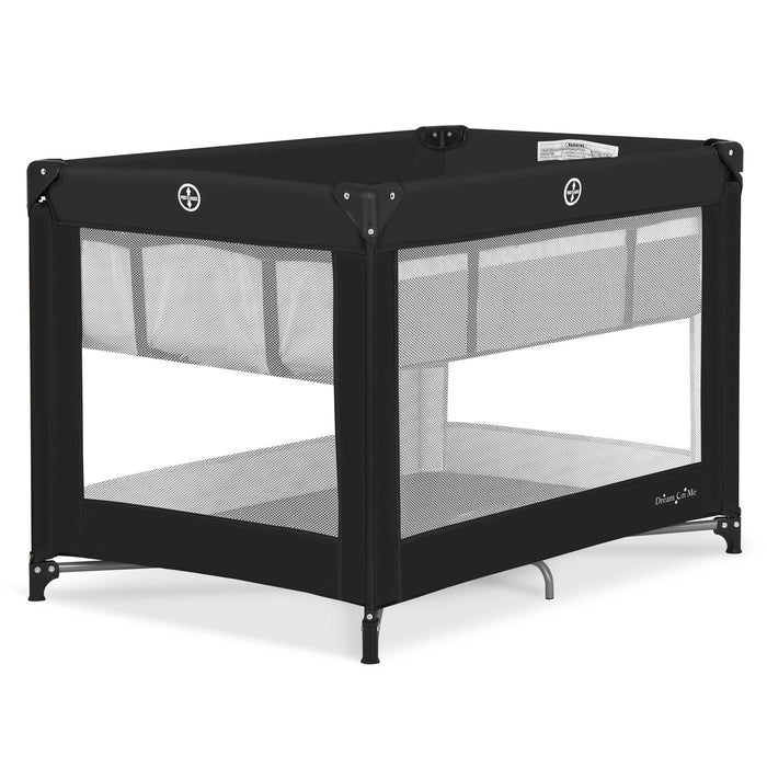 Dream On Me Zazzy Portable Playard With Bassinet – Black lifestyle