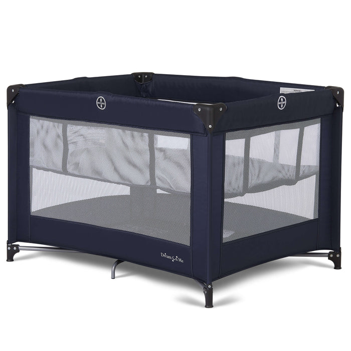Dream On Me Zazzy Portable Playard With Bassinet – Navy lifestyle