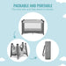 Dream On Me Zazzy Portable Playard With Bassinet – Grey lifestyle