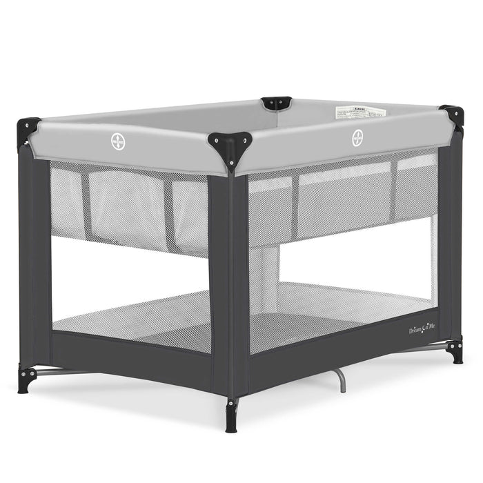 Dream On Me Zazzy Portable Playard With Bassinet – Grey lifestyle