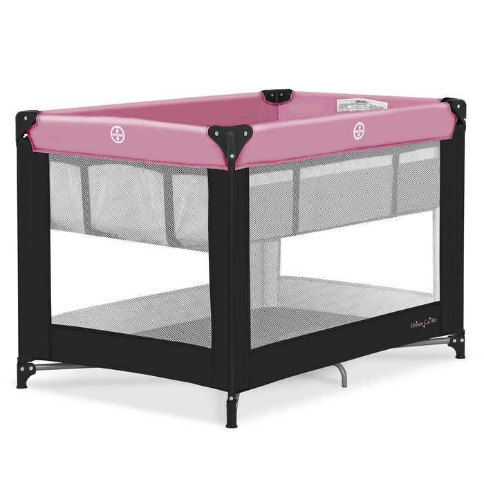 Dream On Me Zazzy Portable Playard With Bassinet – Pink lifestyle