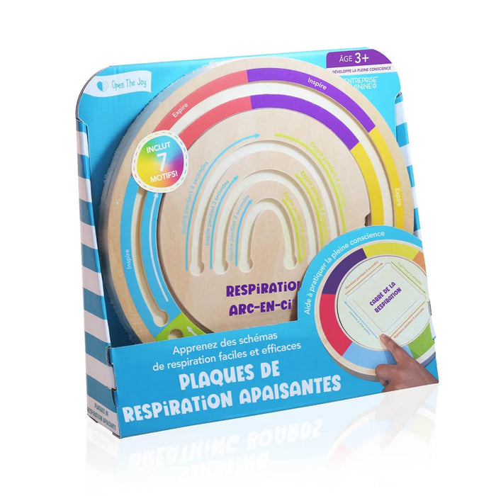 FDMT Open Joy Planche de respiration en bois pour enfants – Outil de pleine conscience et de régulation émotionnelle