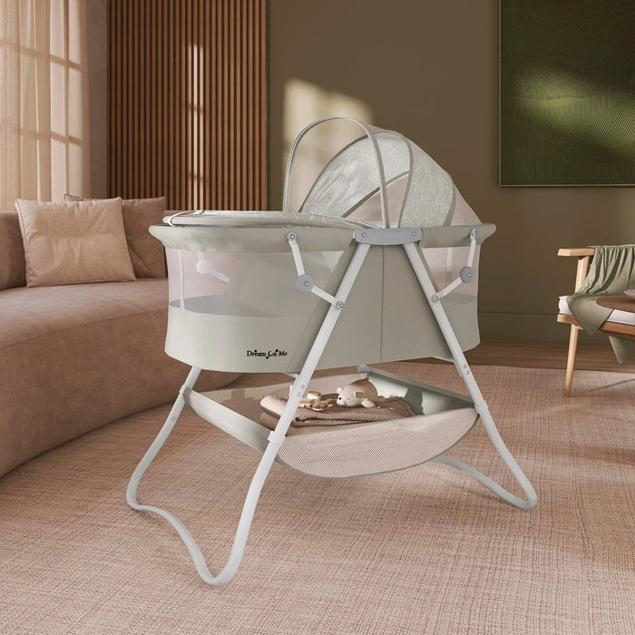 Dream On Me Karley Bassinet – Grey (2)
