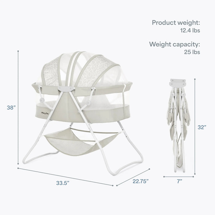 Dream On Me Karley Bassinet – Grey (3)