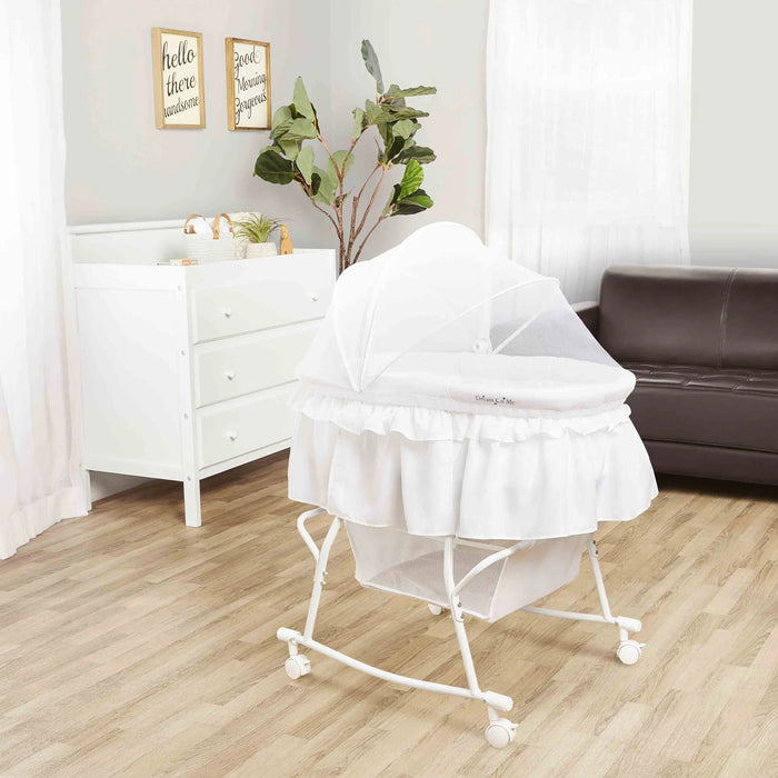 Dream on Me Lacy Portable 2 in 1 Bassinet and Cradle