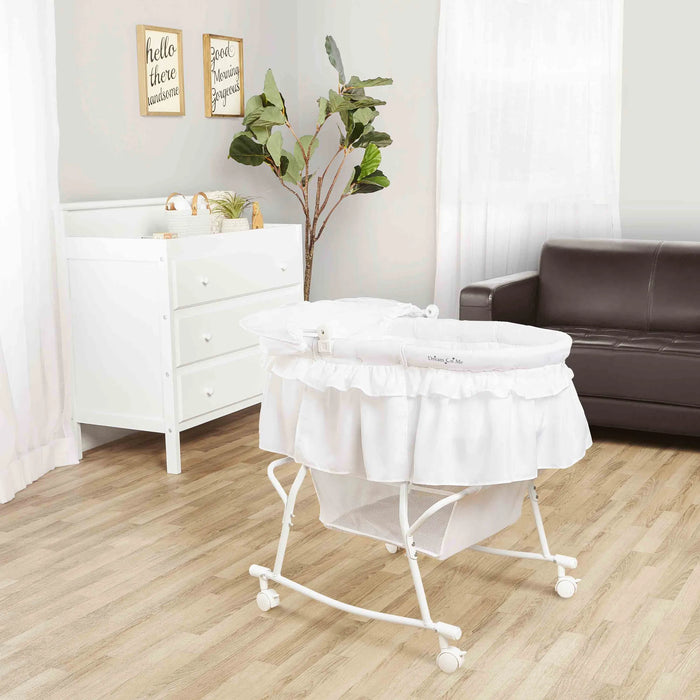 Dream on Me Lacy Portable 2 in 1 Bassinet and Cradle