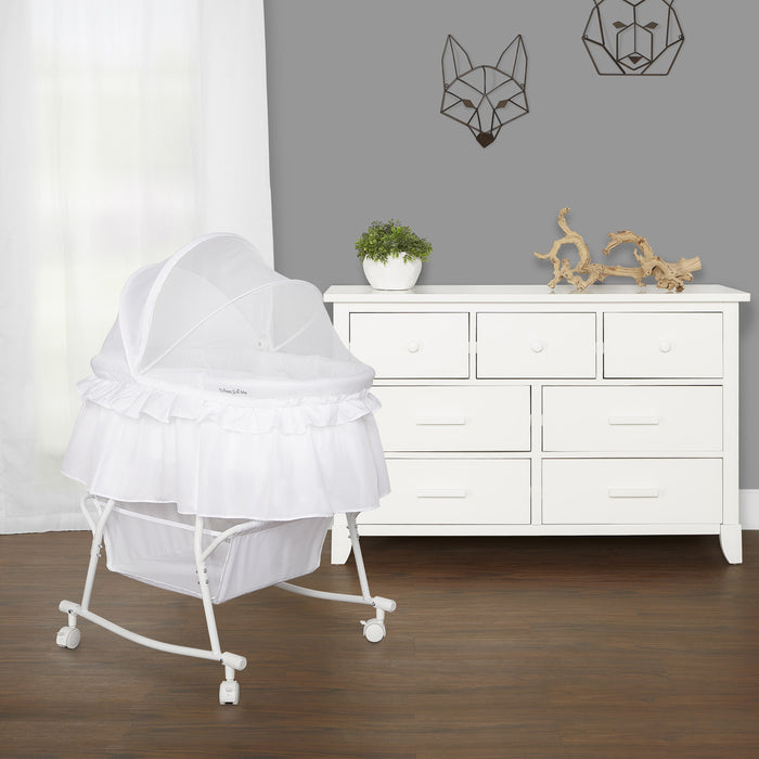 Dream on Me Lacy Portable 2 in 1 Bassinet and Cradle