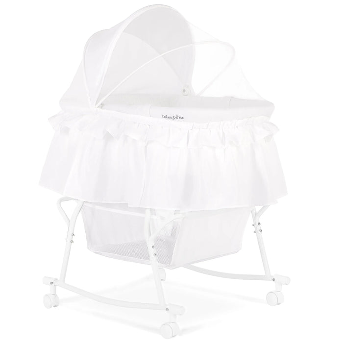 Dream on Me Lacy Portable 2 in 1 Bassinet and Cradle