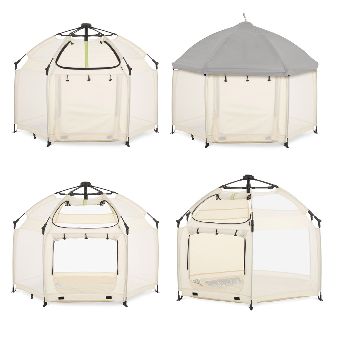 Dream On Me Pop Up Children Playpen – French White