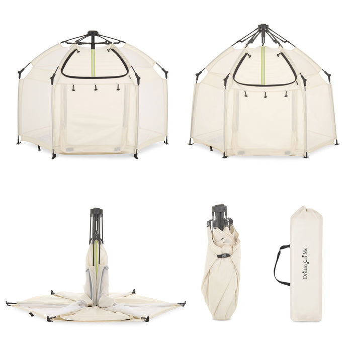 Dream On Me Pop Up Children Playpen – French White lifestyle