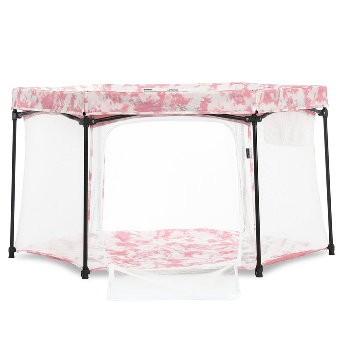 Dream On Me Onyx Playpen – Blush Pink lifestyle