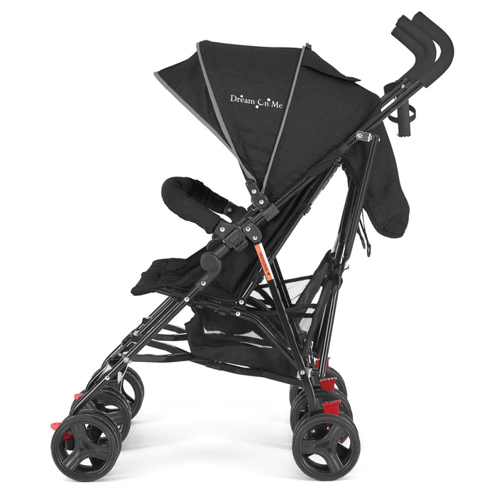 Dream On Me Volgo Twin Umbrella Stroller – Black lifestyle
