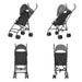 Dream On Me Aero Travel Light Stroller – Black lifestyle