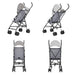 Dream On Me Aero Travel Light Stroller – Grey lifestyle
