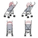 Dream On Me Aero Travel Light Stroller – Pink lifestyle