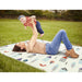 Dream On Me Play Time Reversible Baby Play Mat – Multi House + Blue Print lifestyle