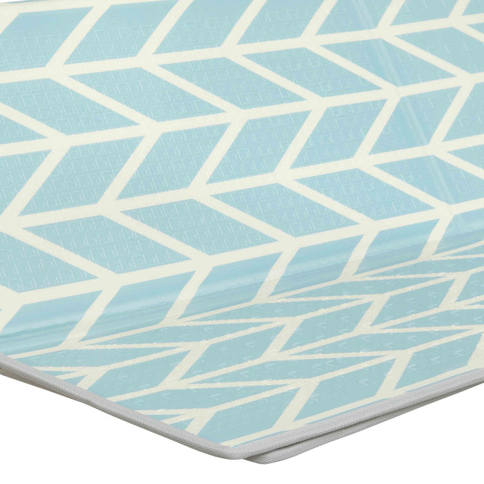 Dream On Me Play Time Reversible Baby Play Mat – Multi House + Blue Print lifestyle