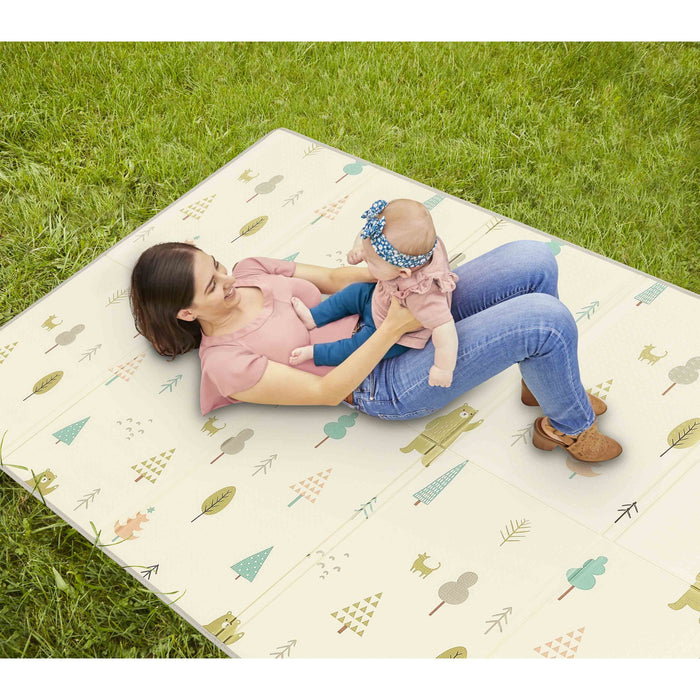 Dream On Me Play Time Reversible Baby Play Mat – Multi-Cloud + Jungle Bear lifestyle