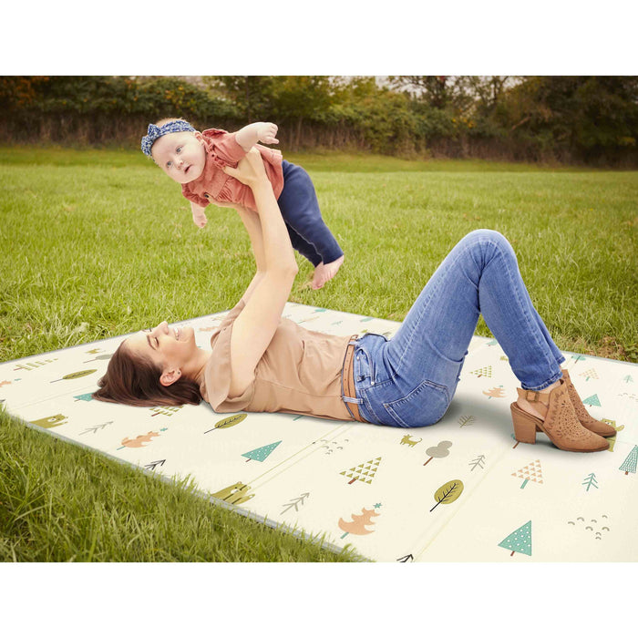 Dream On Me Play Time Reversible Baby Play Mat – Multi-Cloud + Jungle Bear lifestyle