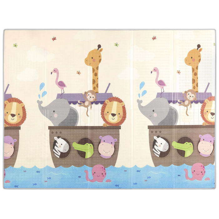 Dream On Me Play Time Reversible Baby Play Mat – Happy Animals lifestyle