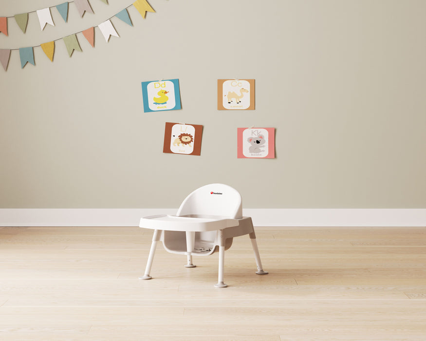 Foundations Secure Sitter Feeding Chair with Passive Restraint & Adjustable Tray - 7"  to 11" Legs Sizes