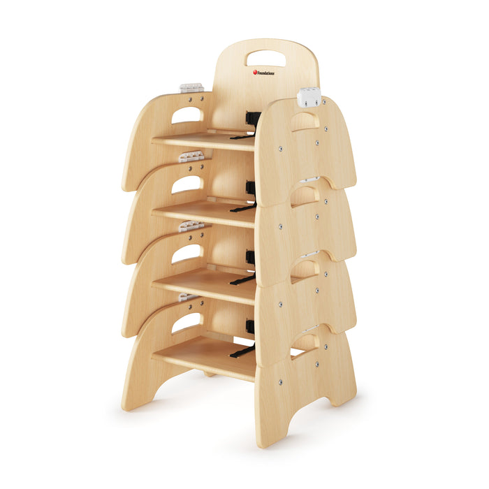 Foundations Easy-Serve Kids Feeding Chair with Removable Tray & 3-Point Harness