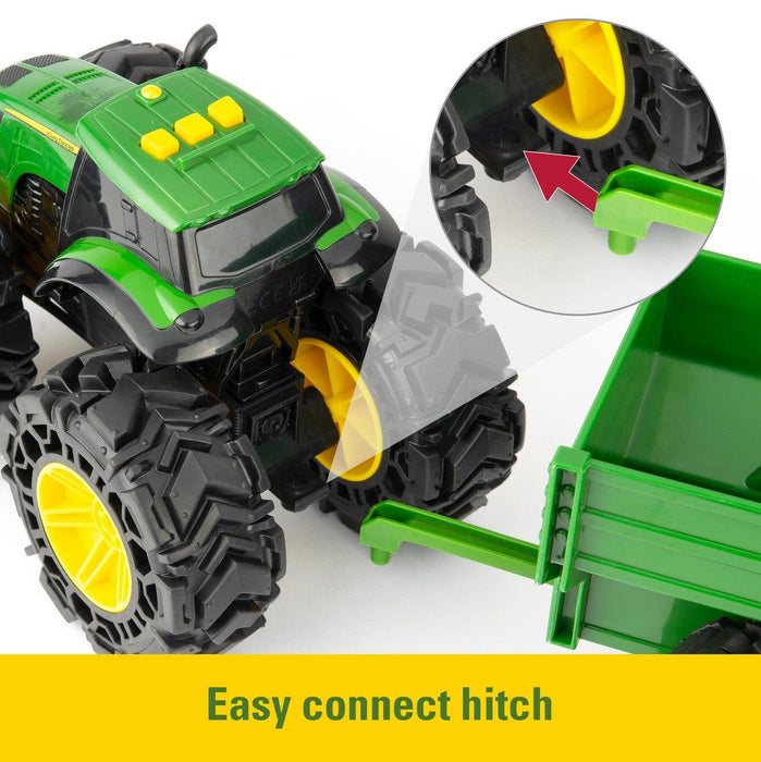 John Deere Monster Treads Tractor with Wagon
