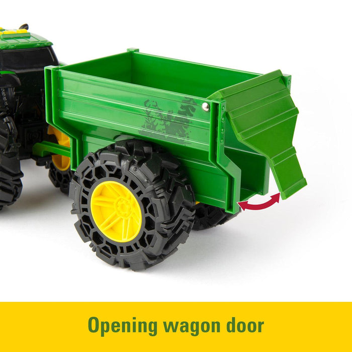 John Deere Monster Treads Tractor with Wagon