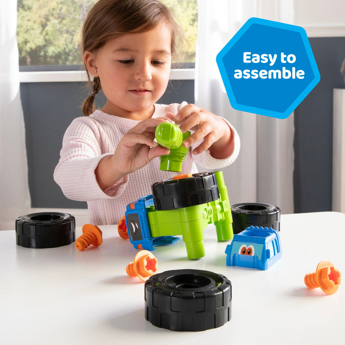 Jouet Monster Truck 2 en 1 Tomy Build-A-Buddy™ avec cliquet manuel