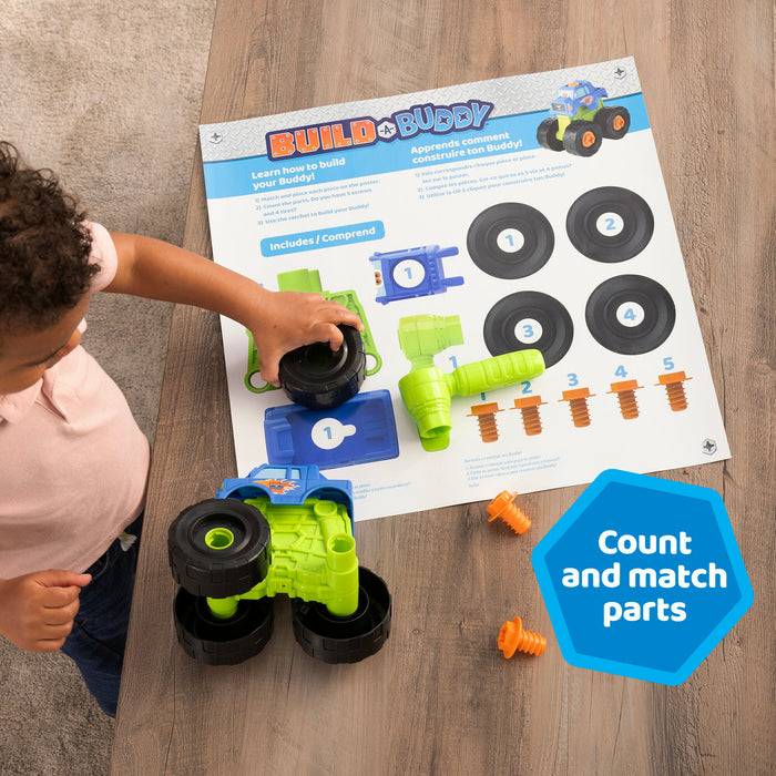 Tomy Build-A-Buddy™ Monster Truck 2-in-1 Toy with Hand Ratchet