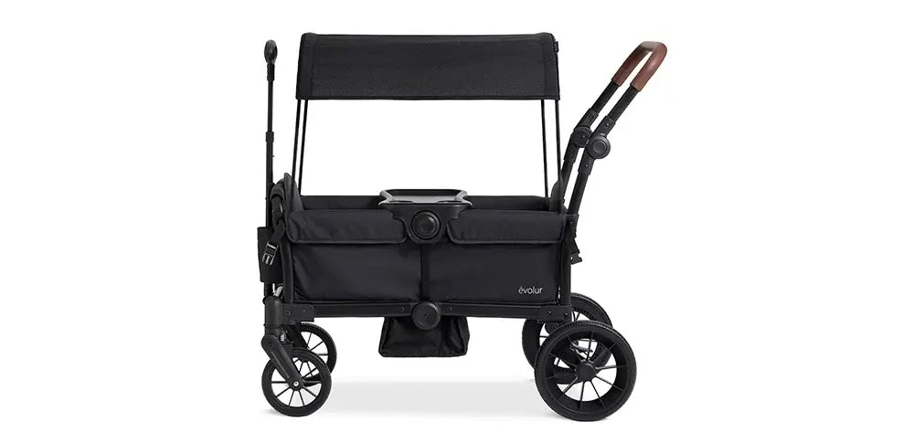 Evolur TrailBlazer Wagon Stroller – Black lifestyle