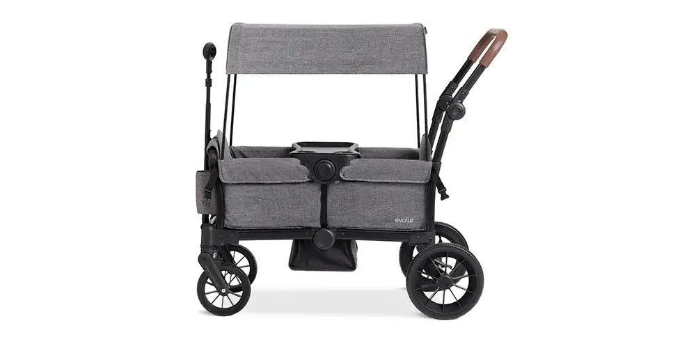 Evolur TrailBlazer Wagon Stroller – Grey lifestyle